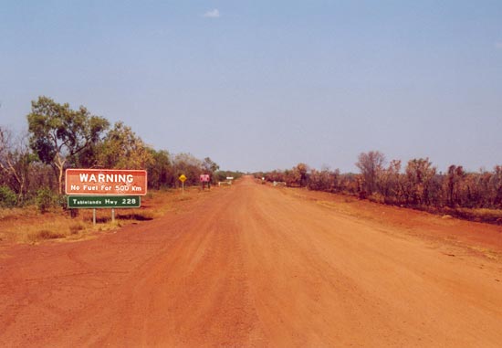 Stra�en im Outback (Highways, Roads und Tracks)